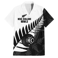 New Zealand Lawn Bowls Custom Family Matching Mermaid Dress and Hawaiian Shirt Aotearoa Silver Fern - Polynesian Pride