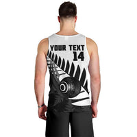 New Zealand Lawn Bowls Custom Men Tank Top Aotearoa Silver Fern - Polynesian Pride