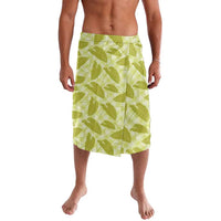 Lime Green Hawaii Kalo Palaka Motifs Lavalava Hawaiian Taro Leaves Elegant Vibes - Polynesian Pride