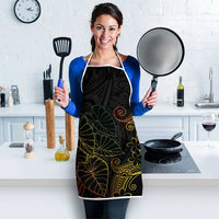 Aloha Hawaii Kalo Apron Reggae Taro Polynesian Pattern - Polynesian Pride