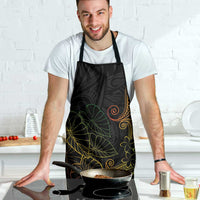 Aloha Hawaii Kalo Apron Reggae Taro Polynesian Pattern - Polynesian Pride