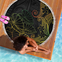 Aloha Hawaii Kalo Beach Blanket Reggae Taro Polynesian Pattern - Polynesian Pride