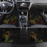 Aloha Hawaii Kalo Car Mats Reggae Taro Polynesian Pattern - Polynesian Pride