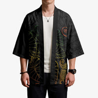 Aloha Hawaii Kalo Kimono Reggae Taro Polynesian Pattern - Polynesian Pride