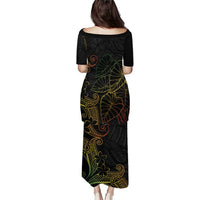 Aloha Hawaii Kalo Puletasi Reggae Taro Polynesian Pattern - Polynesian Pride