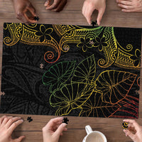 Aloha Hawaii Kalo Puzzle Reggae Taro Polynesian Pattern - Polynesian Pride