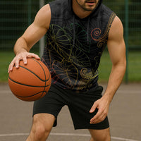 Aloha Hawaii Kalo Sleeveless Hoodie Reggae Taro Polynesian Pattern - Polynesian Pride