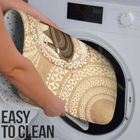 Tonga Skink Kava Bowl Bathroom Set Vintage Tongan Ngatu Pattern