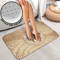 Tonga Skink Kava Bowl Bathroom Set Vintage Tongan Ngatu Pattern