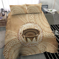 Tonga Skink Kava Bowl Bedding Set Vintage Tongan Ngatu Pattern LT14 - Polynesian Pride