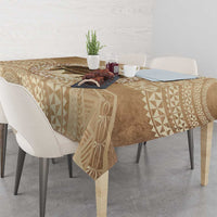 Tonga Skink Kava Bowl Tablecloth Vintage Tongan Ngatu Pattern