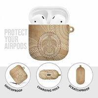 Tonga Ngatu Turtle AirPods Case Vintage Tongan Tapa Cloth