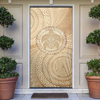 Tonga Ngatu Turtle Door Cover Vintage Tongan Tapa Cloth