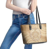 Tonga Ngatu Turtle Leather Tote Bag Vintage Tongan Tapa Cloth