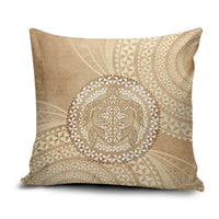 Tonga Ngatu Turtle Pillow Cover Vintage Tongan Tapa Cloth