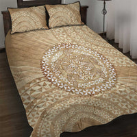 Tonga Ngatu Turtle Quilt Bed Set Vintage Tongan Tapa Cloth