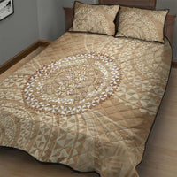 Tonga Ngatu Turtle Quilt Bed Set Vintage Tongan Tapa Cloth