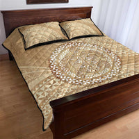 Tonga Ngatu Turtle Quilt Bed Set Vintage Tongan Tapa Cloth