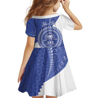 Queen Salote College 100th Anniversary Personalized Family Matching Off Shoulder Short Dress and Hawaiian Shirt Est 1926 Kolisi Fefine Tongan Ngatu Pattern