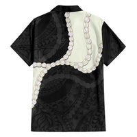 Black Polynesia Tribal Octopus Tattoo Hawaiian Shirt Pikake Lei Polynesian Pattern LT14 - Polynesian Pride