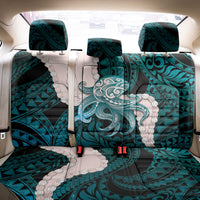 Teal Galaxy Polynesia Tribal Octopus Tattoo Back Car Seat Cover Pikake Lei Polynesian Pattern LT14 - Polynesian Pride