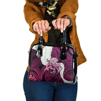 Pink Galaxy Polynesia Tribal Octopus Tattoo Shoulder Handbag Pikake Lei Polynesian Pattern LT14 One Size Pink - Polynesian Pride