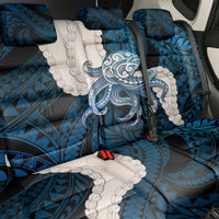 Blue Galaxy Polynesia Tribal Octopus Tattoo Back Car Seat Cover Pikake Lei Polynesian Pattern LT14 - Polynesian Pride