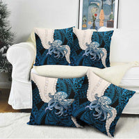 Blue Galaxy Polynesia Tribal Octopus Tattoo Pillow Cover Pikake Lei Polynesian Pattern LT14 - Polynesian Pride