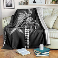 Kanaloa Aloha Hawaii Blanket Humpback Whale Octopus Tattoo Kakau Pattern
