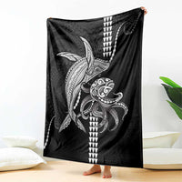 Kanaloa Aloha Hawaii Blanket Humpback Whale Octopus Tattoo Kakau Pattern