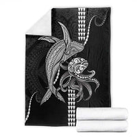 Kanaloa Aloha Hawaii Blanket Humpback Whale Octopus Tattoo Kakau Pattern