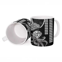 Kanaloa Aloha Hawaii Ceramic Mug Humpback Whale Octopus Tattoo Kakau Pattern