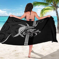 Kanaloa Aloha Hawaii Sarong Humpback Whale Octopus Tattoo Kakau Pattern LT14 - Polynesian Pride