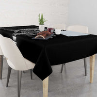 Kanaloa Aloha Hawaii Tablecloth Humpback Whale Octopus Tattoo Kakau Pattern LT14 - Polynesian Pride