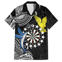 Personalised Cook Islands Darts Family Matching Tank Maxi Dress and Hawaiian Shirt Kuki Airani Tribal Pattern