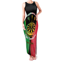 Personalised Vanuatu Darts Family Matching Tank Maxi Dress and Hawaiian Shirt Happiness Is A Tight Threesome Sand Drawing Art