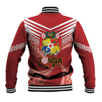 Tonga Darts Baseball Jacket Tongan Ngatu Pattern
