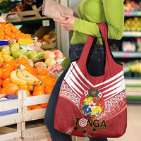 Tonga Darts Grocery Bag Tongan Ngatu Pattern
