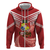 Tonga Darts Hoodie Tongan Ngatu Pattern