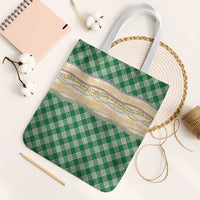 Green Palaka Hawaii Leis Elegant Vibes Tote Bag