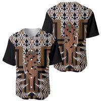 New Zealand Baseball Jersey Maori Maripi Knife With Poutama Art LT14 - Polynesian Pride