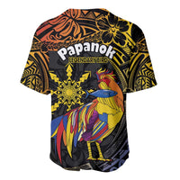 Philippines Sarimanok Baseball Jersey Papanok Legendary Bird Okir Polynesian Pattern LT14 - Polynesian Pride