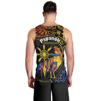 Philippines Sarimanok Men Tank Top Papanok Legendary Bird Okir Polynesian Pattern LT14 - Polynesian Pride