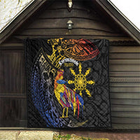 Philippines Sarimanok Quilt Papanok Legendary Bird Okir Polynesian Pattern