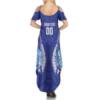 Northland 2026 Rugby Custom Summer Maxi Dress NZ Maori Silver Fern