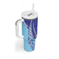Northland 2026 Rugby Custom Tumbler With Handle NZ Maori Silver Fern