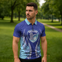 Northland 2026 Rugby Custom Zipper Polo Shirt NZ Maori Silver Fern