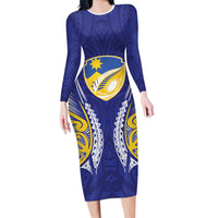 Otago 2026 Rugby Custom Family Matching Long Sleeve Bodycon Dress and Hawaiian Shirt NZ Maori Silver Fern
