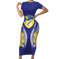 Otago 2026 Rugby Custom Family Matching Short Sleeve Bodycon Dress and Hawaiian Shirt NZ Maori Silver Fern