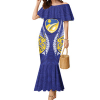 Otago 2026 Rugby Custom Mermaid Dress NZ Maori Silver Fern